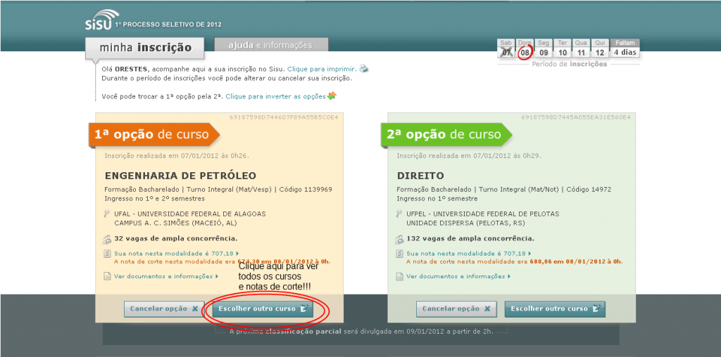 MEC divulga as primeiras notas de corte do Sisu