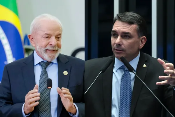 CNT/MDA: Lula tem 40,6% e Flávio Bolsonaro, 30,4% no primeiro turno