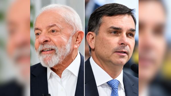 Datafolha: Lula tem 47% e Flávio Bolsonaro, 45% em cenário de segundo turno