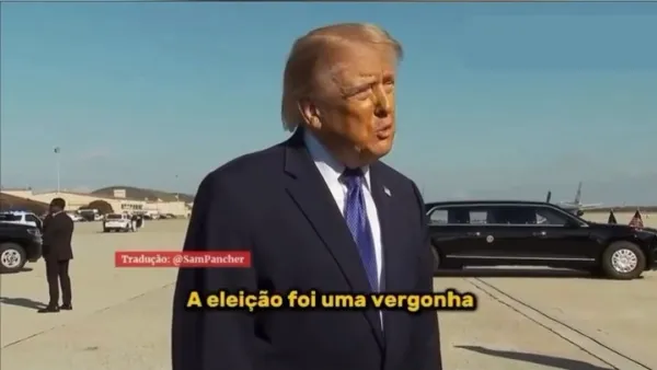 Aliado de Flávio, Trump diz que eleição no Brasil foi uma “desgraça”, mas diz que vai conversar com Lula