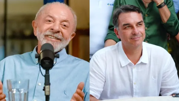 Datafolha: Lula tem 46% de rejeição e Flávio Bolsonaro, 45%; candidatos estão empatados tecnicamente