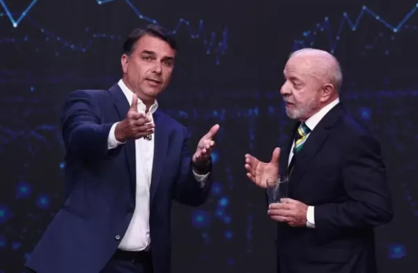 Flávio Bolsonaro é orientado a baixar o tom, e Lula, a evitar provocações no debate da Globo