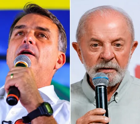 Pesquisa Gerp aponta Flávio com 53% dos votos válidos e Lula com 47%
