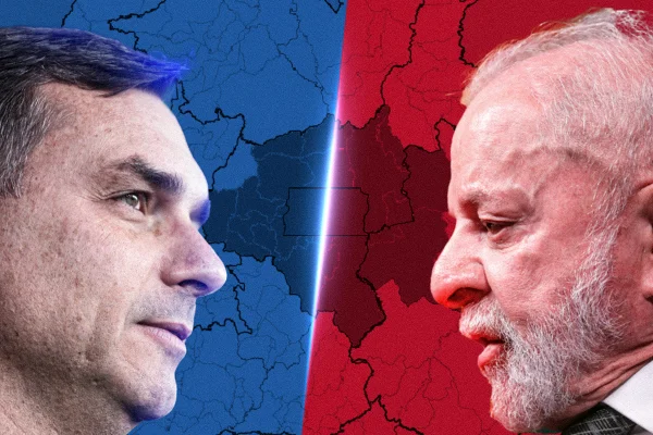 Pesquisas mostram diferença caindo entre Flávio e Lula